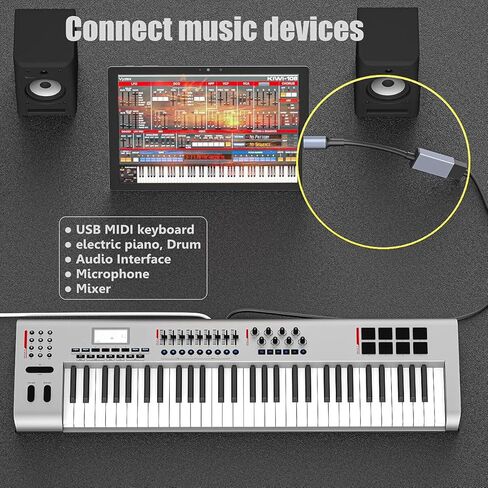 سن شوت محول كاميرا USB انثى او تي جي متوافق مع موبايل 12 11 X SE 8 7 وايباد يدعم الكاميرا وقارئ البطاقات وذاكرة فلاش USB والماوس والكيبورد والمحاور وميدي in Kuwait