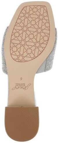 Jewel Badgley Mischka Harlyn Block Heeled Mules with Crystal Vamp in Saudi Arabia