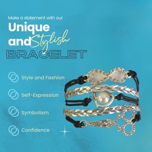 Infinity Collection Hair Stylist Jewelry- Hair Stylist Bracelet- Hair Stylist Gifts in Saudi Arabia