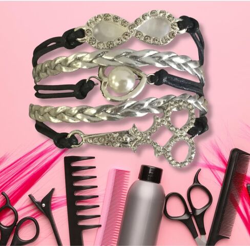 Infinity Collection Hair Stylist Jewelry- Hair Stylist Bracelet- Hair Stylist Gifts in Saudi Arabia