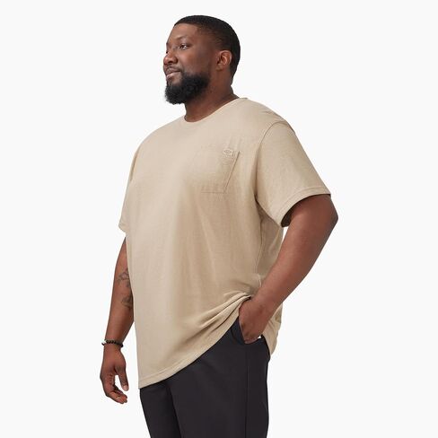 Dickies Men's Big & Tall Heavyweight Heathered Short Sleeve Pocket T-Shirt in Saudi Arabia