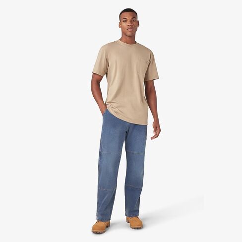 Dickies Men's Big & Tall Heavyweight Heathered Short Sleeve Pocket T-Shirt in Saudi Arabia