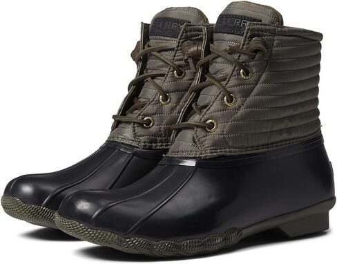 Sperry Women's Saltwater Emboss Wool Boots, Black/Grey 7.5 M US in Saudi Arabia