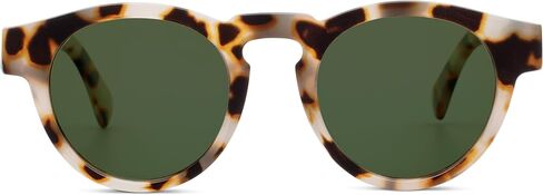 Peepers by PeeperSpecs Women's Nantucket Reading, Bifocal and Polarized Sunglasses Round, Teal Botanico, No Correction in Saudi Arabia