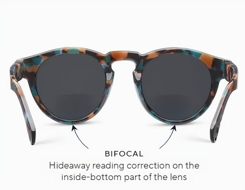 Peepers by PeeperSpecs Women's Nantucket Reading, Bifocal and Polarized Sunglasses Round, Teal Botanico, No Correction in Saudi Arabia