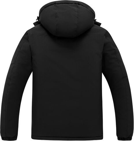 Wantdo Men's Mountain Waterproof Ski Jacket Windproof Rain Jacket Winter Warm Snow Coat in Saudi Arabia