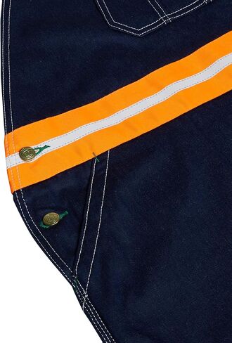 Liberty mens Hi-vis Bib overalls and coveralls workwear apparel, Db Yel-tape (Dy9), 66W x 30L US in Saudi Arabia