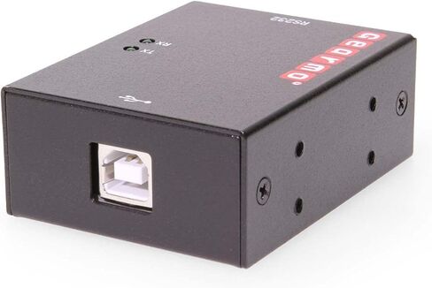 Industrial 4-Port USB to Serial Adapter DB9 RS-232 with FTDI Chipset, RX/TX LED Indicators, DIN Rail Mount Bracket, & Surface Mounting Brackets Windows 11, 10, 8, 7 OS Support USB-A Cable Included in Saudi Arabia