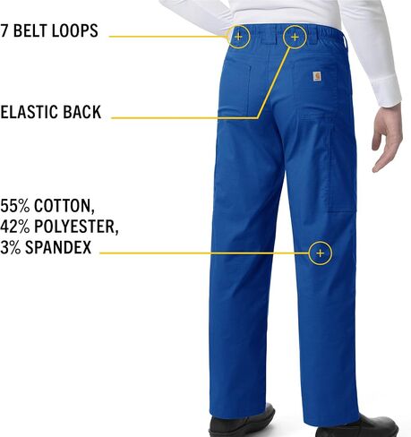 بنطال Carhartt الرجالي المتين والمرن والمريح ذو الساق المستقيمة in Saudi Arabia