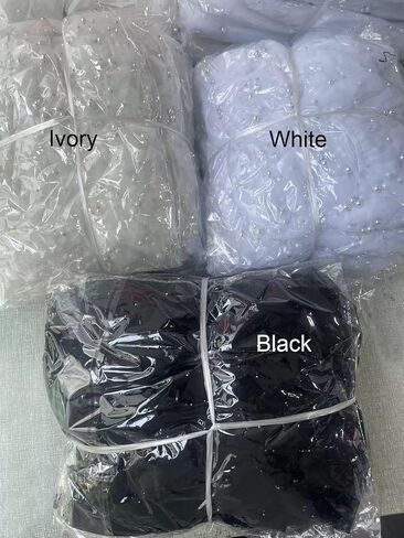 Pearl Long Sleeve Wedding Jacket Tulle Party Shawl BOLERO Floor-Length Bridal Cape Sexy pearl robe in Kuwait
