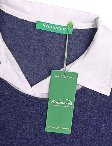 قمصان بلوزة مكتب Kimerry نسائية بأكمام قصيرة وياقة مرقعّة in Kuwait