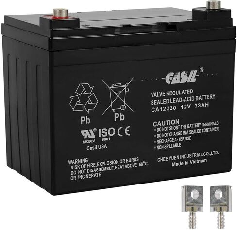 بطارية بديلة PM1208 12 فولت 0.8 أمبير SLA مع محطة WL من Casil 2 Pack in Saudi Arabia
