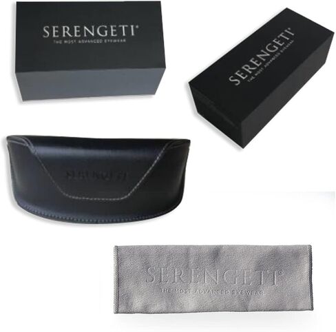 Serengeti Pistoia Polarized Sunglasses, Satin Black in Kuwait