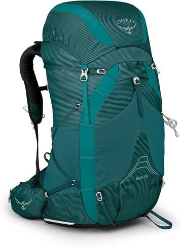 Osprey Eja 58L Women's Ultralight Backpacking Backpack, Deep Teal, Medium/Large in Kuwait