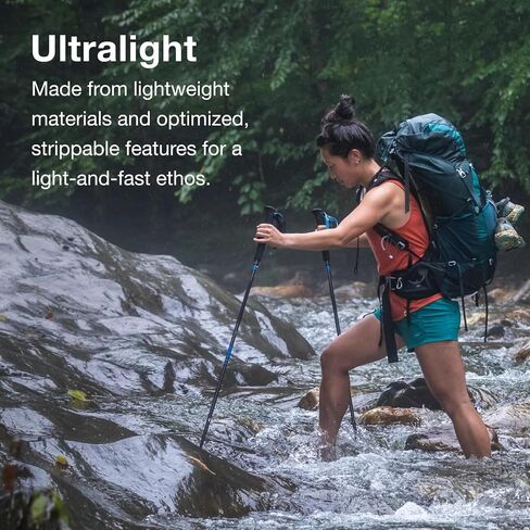 Osprey Eja 58L Women's Ultralight Backpacking Backpack, Deep Teal, Medium/Large in Kuwait