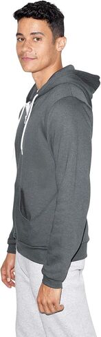 American Apparel Men Flex Fleece Zip Hoodie Size 2XL Neon Heather Blue in Kuwait