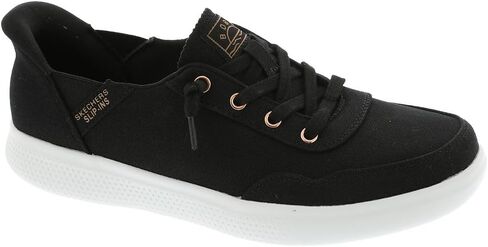 Skechers Women's Hands Free Slip-Ins Bobs Skip B Cute Sweet Sneaker, Black, 7 in Saudi Arabia