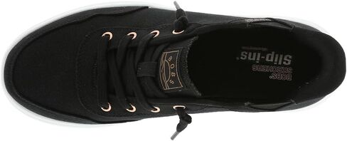 Skechers Women's Hands Free Slip-Ins Bobs Skip B Cute Sweet Sneaker, Black, 7 in Saudi Arabia
