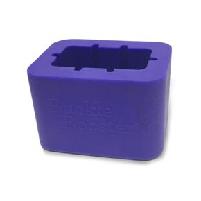 Seat Belt Receptacle Stabilizer by Buckle Booster (BPA-Free) - Raises Your Seat Belt for Easy Reach - No More Fishing Or Bruised Hands - Stands Buckle Upright, Fasten Seatbelt Easily (1-Pack, Purple)