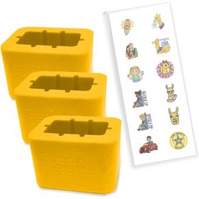 حزام الأمان Buoster ™ Yellow (BPA Free) - يرفع حزام المقعد الخاص بك لسهولة الوصول إليه - توقف عن الصيد لأحزمة المقاعد المدفونة - يجعل الوعاء يقف في وضع مستقيم (3)