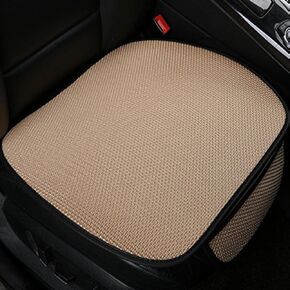 Non Slip Car Seat Pad,Non-Slip Car Seat Pad for Summer: Breathable and Refreshing, Breathable and Refreshing Pad(Beige, 1pcs Front Row)