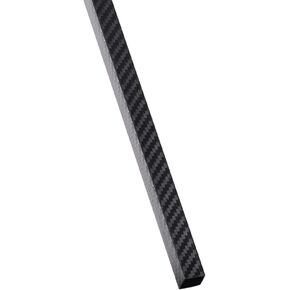 1pcs Length 500mm Rectangular Twill Matte 3K Full Carbon Fiber Square Tube, for Medical Equipment Carbon Fibre Hollow Carbon Fiber Pipe(18x18x16mm)