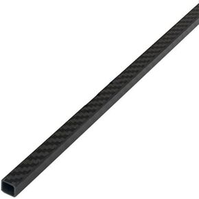 1pcs Length 1000mm Full Carbon Fiber High Strength 3K Rectangular Square Tube, for Medical Equipment Pure Carbon Fibre Tubes(16X16X12X1000MM)