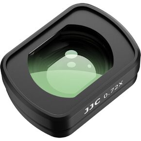 JJC Magnetic 0.72x عدسة الزاوية العريضة لـ DJI Osmo Pocket 3 Creator Combo ، عدسة طلاء مضادة للانعكاس مزدوجة مع حالة تخزين ، إطار سبيكة من الألومنيوم خفيفة الوزن ودائم ، ملحقات Pocket3