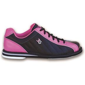 Bowlerstore Products 3G Ladies Kicks Bowling Shoes- Black/Pink (9 1/2 M US, Black/Pink)