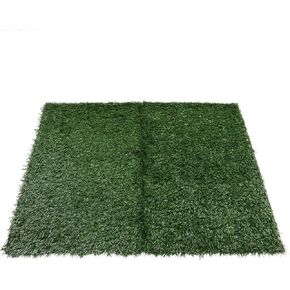 SVRCK Large Pet Urine Mat - Two Pack, Realistic Artificial Grass, Convenient for Indoor Training, Green