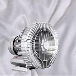 Vortex Ring Blower, Regenerative Blower, 110V 50Hz Single Phase, Ring Blower High-Pressure Vortex Ring Blower,Industrial Vacuum Pump for Air Blowing(750W/1.01HP)