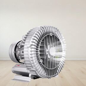 Vortex Ring Blower, Regenerative Blower, High Pressure Industrial Pump Blower, Vortex Blower for Sewage Aeration Aquarium Fish Pond(370W/0.5HP)