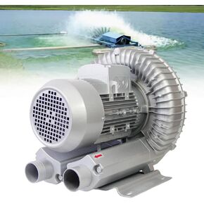 Regenerative Blower, High Pressure Blower, Aluminum Housing, 120w-1100w Optional, 2980rpm/Min, Maximum Air Volume 210m³/H, Suitable for Site Dust Removal, Fish Pond Ventilation, Etc,120W