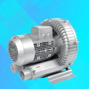Vortex Ring Blower, Regenerative Blower, Ring Blower 110V 50Hz Single Phase, High-Pressure Vortex Ring Blower, Industrial Vacuum Pump for Air Blowing Or Suction(370W/0.5HP)