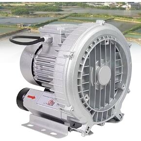 Centrifugal Blower, Regenerative Air Blower, with Double-Sided All-Aluminum Impeller, 120w-1100w Optional, Max Air Volume 210m³/H, Suitable Forindustrial Air Supply, Fish Pond Aeration,180W