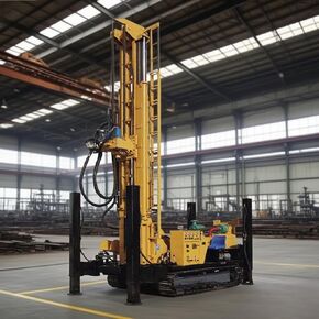 Crawler Water Well Drilling Rig and Deep Borehole Drill Rig Water Supply System for Farm Drilling