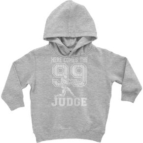 Here Comes The Judge 99 NY Baseball Toddler-Sized Hoodie, Soft Fleece, Adorable