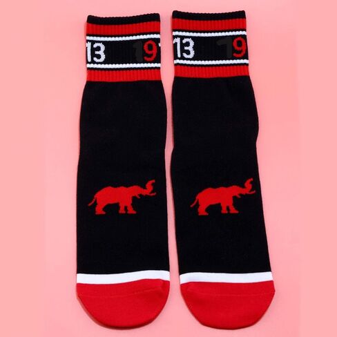 LEVLO Sister Sorority Socks Elephant 1913 Sorority Sister Socks Gift Sister Birthday Socks in Saudi Arabia
