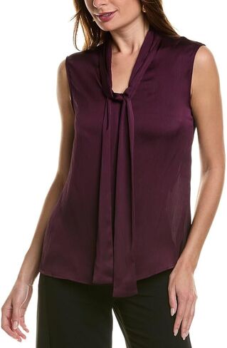 Anne Klein Women's Slvless Tie Nk Blouse in Saudi Arabia