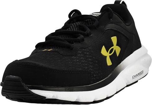حذاء رجالي من Under Armour Charged Assert 9، أسود/أبيض، 10 متوسط ​​أمريكي in Saudi Arabia