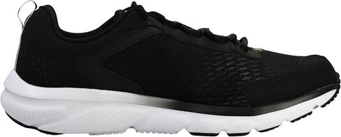 حذاء رجالي من Under Armour Charged Assert 9، أسود/أبيض، 10 متوسط ​​أمريكي in Saudi Arabia