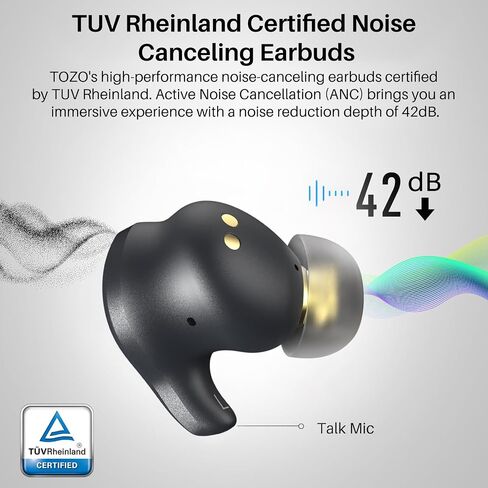 TOZO Golden X1 Wireless Earbuds Balanced Armature and Hybrid Dynamic Driver in Saudi Arabia