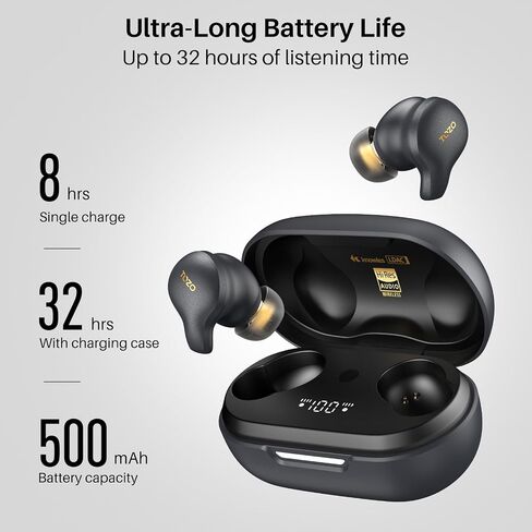 TOZO Golden X1 Wireless Earbuds Balanced Armature and Hybrid Dynamic Driver in Saudi Arabia