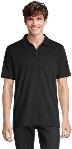 Champion Men's Small Script Logo Midweight Classic Jersey T-Shirt, White, M in Saudi Arabia