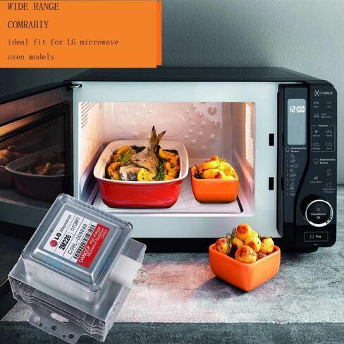 6324W1A001L، 2M246-050GF ميكروويف ماجنيترون لأنبوب فرن الميكروويف LG متوافق مع WB27X26081 WB26X32629 WB27X10305 5304519335 6324W1A001B 6324W1A001H 6324W1A001Y 2M246-01TA جي 6324W1A001A مغناطيسي in Kuwait