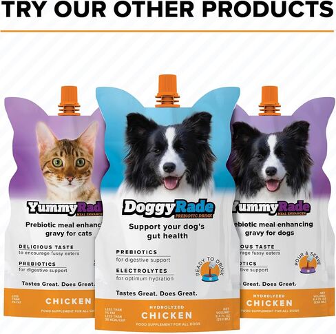 KittyRade – Delicious, Healthy Prebiotic, Isotonic Drink for Cats, Electrolytes | Reliable Hydration Drink for Cats & Low Calorie | Cat Health Supplement | Resealable Packs | (250ml x 10) in Saudi Arabia