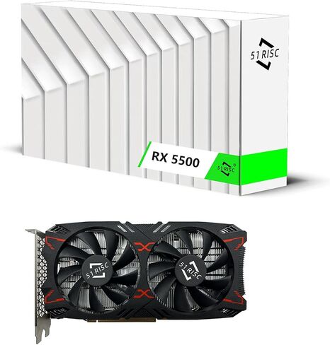 بطاقة رسومات 51RISC RX 6700، 10 جيجابايت GDDR6 160bit PCIe 4.0 لوحة خلفية معدنية HDMI DP بطاقة فيديو للألعاب لسطح المكتب (Radeon RX 6700 10 جيجابايت) in Saudi Arabia