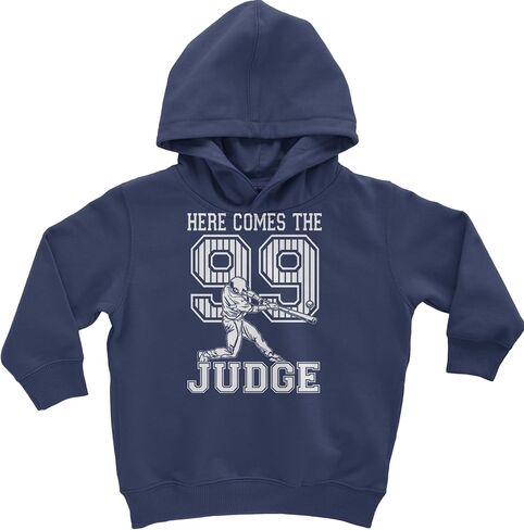 Here Comes The Judge 99 NY Baseball Toddler-Sized Hoodie, Soft Fleece, Adorable in Saudi Arabia