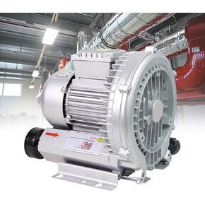 Vortex Ring Blower, Regenerative Blower, 220V/380V Vortex Ring Blower, Industrial Vacuum Pump, for Factory and Basement Ventilation Dust Removal(250W/380V)