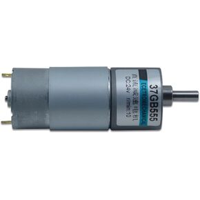 Dc motors,rc motor,DC Motor 15W Low Speed Brush Motor,12V24V XD-37GB555 DC Gear Reducer Motor,Reversible Motor Adjustable Speed(Speed(RPM):300rpm,Voltage(V):24V Motor) ( Color : 24vmotor and Bracket ,